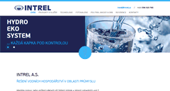 Desktop Screenshot of intrel.cz